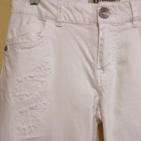 Democracy , Distressed,Patriot Straight Leg Pants - Picture 1 of 8
